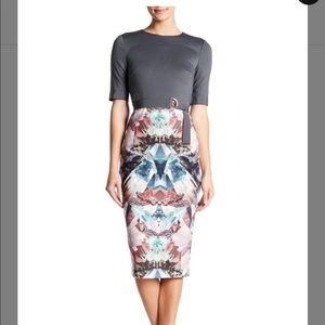 Ted Baker Printed Bodycon Dress